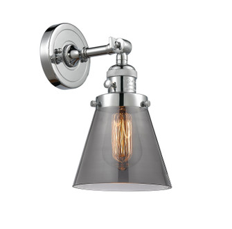Franklin Restoration One Light Wall Sconce in Polished Chrome (405|203SW-PC-G63)