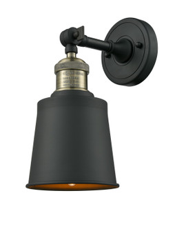 Franklin Restoration One Light Wall Sconce in Black Antique Brass (405|203-BAB-M9-AB)