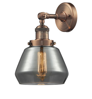 Franklin Restoration One Light Wall Sconce in Antique Copper (405|203-AC-G173)