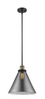 Franklin Restoration One Light Mini Pendant in Black Antique Brass (405|201S-BAB-G43-L)