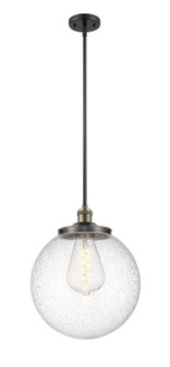 Franklin Restoration One Light Pendant in Black Antique Brass (405|201S-BAB-G204-14)