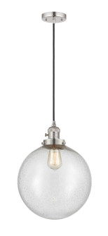 Franklin Restoration One Light Mini Pendant in Polished Nickel (405|201CSW-PN-G204-12)