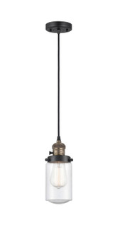 Franklin Restoration LED Mini Pendant in Black Antique Brass (405|201CSW-BAB-G314-LED)