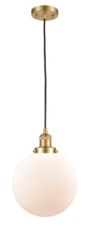 Franklin Restoration One Light Mini Pendant in Satin Gold (405|201C-SG-G201-10)