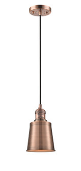 Franklin Restoration One Light Mini Pendant in Antique Copper (405|201C-AC-M9-AC)