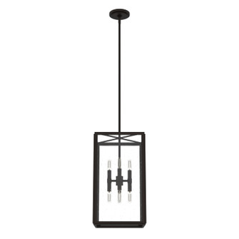 Felippe Eight Light Pendant in Onyx Bengal (47|19976)