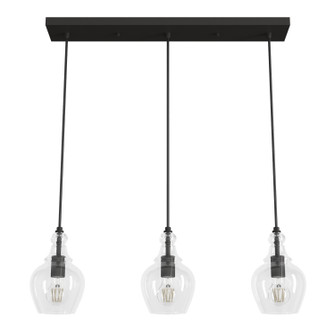 Maple Park Three Light Linear Cluster in Noble Bronze (47|19900)