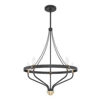 Merlin Five Light Chandelier in Noble Bronze (47|19794)