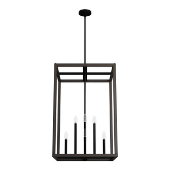 Squire Manor Eight Light Pendant in Matte Black (47|19678)