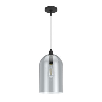 Lochemeade One Light Pendant in Natural Black Iron (47|19204)