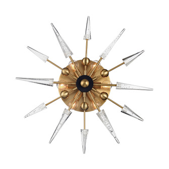 Sparta Six Light Wall Sconce in Aged Brass (70|9025-AGB)