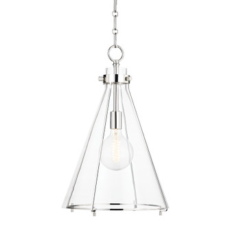 Eldridge One Light Pendant in Polished Nickel (70|7304-PN)