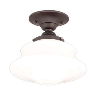 Petersburg One Light Semi Flush Mount in Old Bronze (70|3416F-OB)