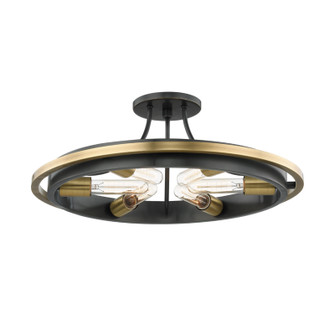 Chambers Six Light Flush Mount in Aged Old Bronze (70|2721-AOB)