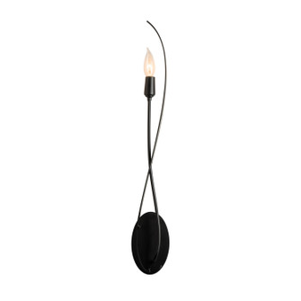 Willow One Light Wall Sconce in Black (39|209120-SKT-10)