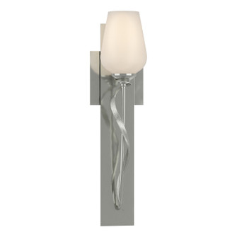 Flora One Light Wall Sconce in Sterling (39|203030-SKT-85-GG0303)