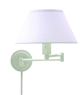 Home/Office One Light Wall Sconce in White (30|WS14-9)