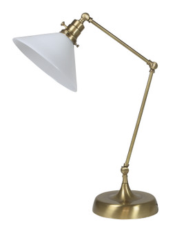 Otis One Light Table Lamp in Antique Brass (30|OT650-AB-WT)