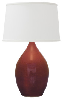 Scatchard One Light Table Lamp in Copper Red (30|GS202-CR)