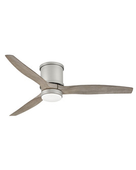 Hover Flush 52``Ceiling Fan in Brushed Nickel (13|900852FBN-LWD)