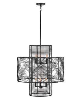 Nikko LED Chandelier in Black (13|41065BLK)