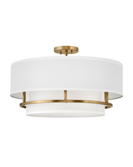 Graham LED Semi-Flush Mount in Lacquered Brass (13|38894LCB)