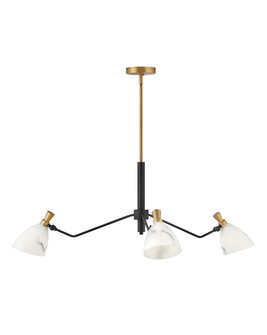 Sinclair LED Chandelier in Heritage Brass (13|33793HB)