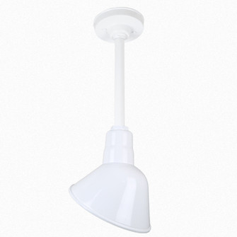 Warehouse One Light Pendant in White (381|H-QSN18110-SA-93/QSN12``ST3-93/QSNHSC-93)