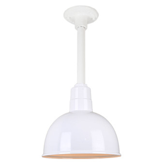 Warehouse One Light Pendant in White (381|H-QSN16112-SA-93/QSN12``ST3-93/QSNHDSMC-93)