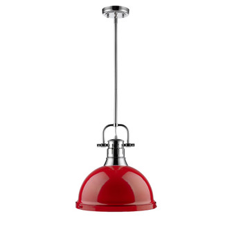 Duncan CH One Light Pendant in Chrome (62|3604-L CH-RD)