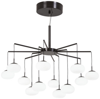 George'S Web LED Chandelier(Convertible To Semi Flush) in Bronze W/Gold Dust (42|P8238-671-L)