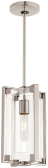 Crystal Clear One Light Mini Pendant in Polished Nickel (42|P1401-613)