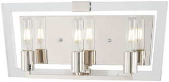 Crystal Chrome Three Light Bath in Polished Nickel (42|P1373-613)