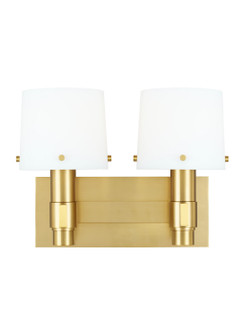 Palma Two Light Vanity in Burnished Brass (454|TV1082BBS)