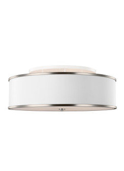 Lennon Five Light Semi-Flush Mount in Satin Nickel (454|SF340SN)