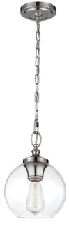 Tabby One Light Pendant in Polished Nickel (454|P1308PN)