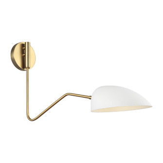 Jane One Light Wall Sconce in Matte White (454|EW1071MWT)