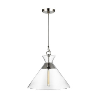 Atlantic One Light Pendant in Polished Nickel (454|CP1031PN)
