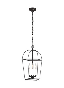 Stonington Three Light Mini Lantern in Smith Steel (454|CC1423SMS)