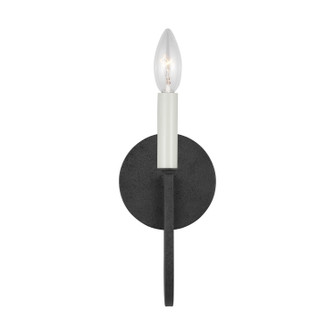 Leon One Light Wall Sconce in Dark Weathered Zinc (454|AW1091DWZ)