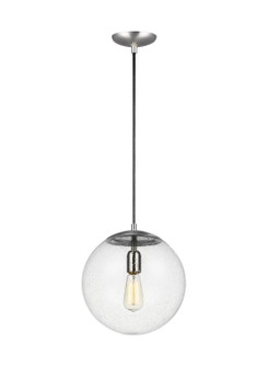 Leo - Hanging Globe One Light Pendant in Satin Aluminum (454|6701801-04)