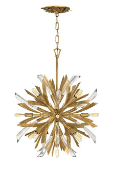 Vida LED Chandelier in Burnished Gold (138|FR40904BNG)