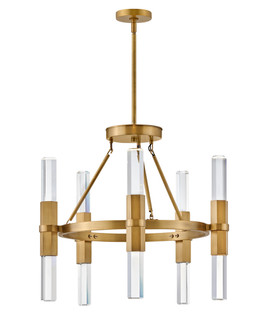 Cecily LED Chandelier in Heritage Brass (138|FR30604HBR)