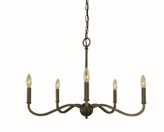 Heidelberg Five Light Chandelier in Iron (8|5640 IRON)