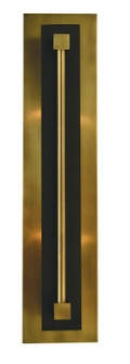 Louvre Two Light Wall Sconce in Antique Brass with Matte Black (8|4802 AB/MBLACK)