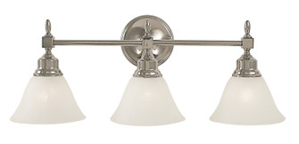 Taylor Three Light Wall Sconce in Antique Brass with Amber Marble Glass Shade (8|2433 AB/AM)