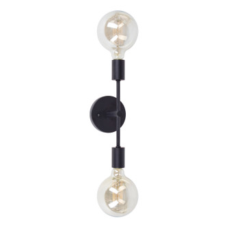 Baton Two Light Wall Sconce in Black (112|7117-02-04)