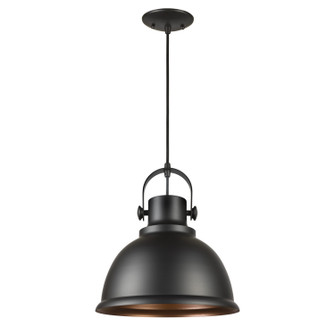 One Light Pendant in Black (112|7110-01-04)