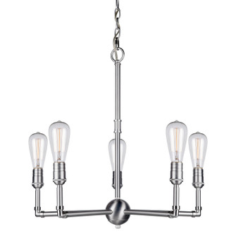 Five Light Chandelier in Brushed Nickel (112|7064-05-55)