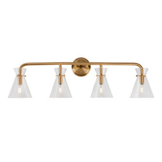 Beaker Four Light Bath Vanity Light in Soft Gold (112|5733-04-12)